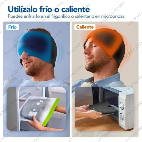 GORRO DE GEL ALIVIO DE MIGRAÑA